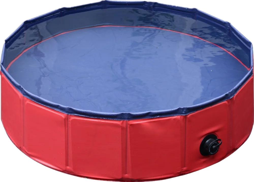 120x30cm Fashional PVC Pool for Dog, Durable and Foldable Pet Dog Cat Bath Pool Dog Swimming Pool