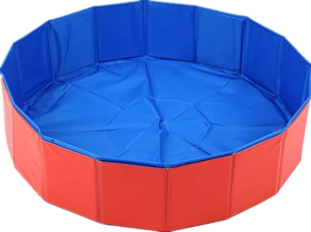 120x30cm Fashional PVC Pool for Dog, Durable and Foldable Pet Dog Cat Bath Pool Dog Swimming Pool