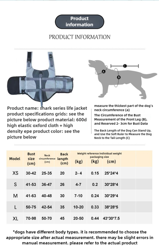 Size M Blue Scales Pattern Pet Life Jacket for Dogs - Summer Swimming Safety Vest with Shark Fin for Small to Large Breeds